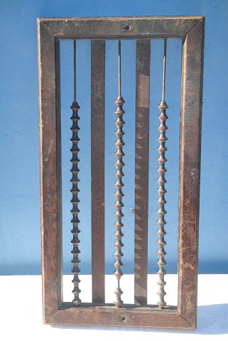 Old wooden abacus
