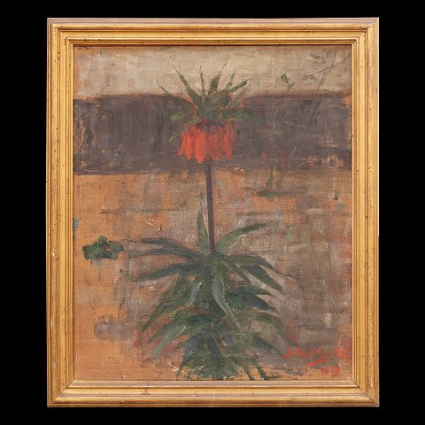 Jais Nielsen, 1885-1961, oil on canvas. Signed and 
dated 1909. Visible size: 59x48cm. With frame: 
69x58cm