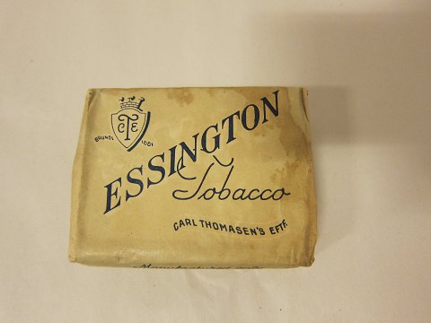 Tabakspaket mit Inhalt
Alte Essington Tabak aus Carl Thomasen