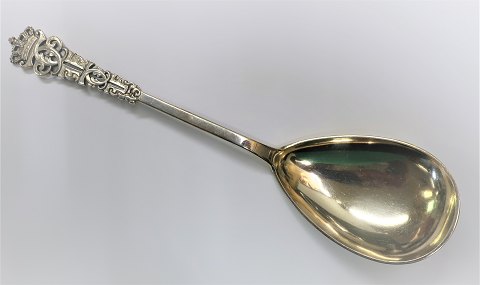 Michelsen. Four King spoon pattern. Serving spoon. Length 25.5 cm. Produced in 
1905.