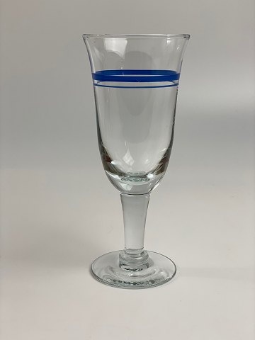 Blue Bell Bierglas, Entwurf von Ole Winther für die Glasfabrik Kastrup / 
Holmegaard, 20. Jahrhundert