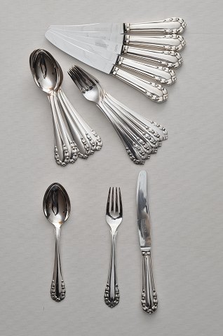 Georg Jensen Lily of the Valley Luncheon  set for 6 persons