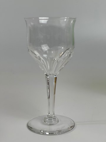 Oreste Rotweinglas, Holmegaard Kristallglas, hergestellt zwischen 1915 und 1962 
in Lizenz der belgischen Glashütte Val Saint Lambert