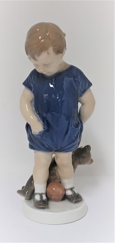 Bing & Grondahl. Porcelain figure. Boy. Model 3468. Height 18 cm. (1 quality)
