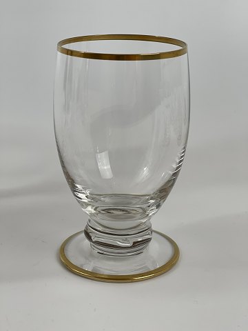 Bierglas / Wasserglas zu Fuß, Gisselfeld, Entwurf Jakob E. Bang für Holmegaard