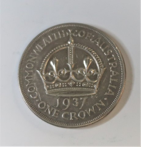 Australien. Georg VI. Silber 1 Crown 1937