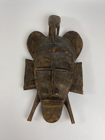 Dekorative Kpelie-Maske, Senufo-Stamm, Elfenbeinküste in Afrika