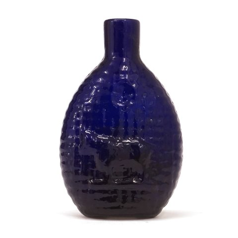Dänische Glasflasche um 1860. H: 12cm