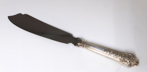 Rosenborg. Sterling (925). Michelsen. Kagekniv. Længde 27 cm