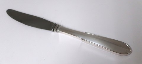 Hans Hansen. Sølvbestik. Arvesølv no. 1. Middagskniv med grilskær. Længde 22 cm.
