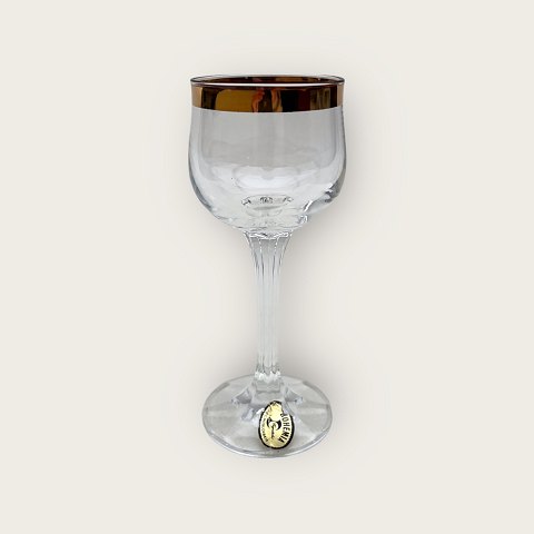 Bøhmisk krystal glas
Portvin
Med guldkant
*75kr
