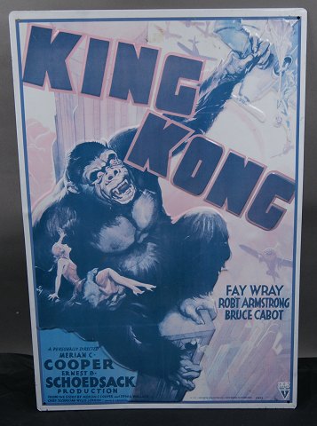 vare nr: v-Emaljeskilt King Kong