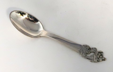 Hans Christian Andersen Abenteur Löffel. Silberbesteck. Der fliegende Koffer. 
Silber (830). Länge 15 cm