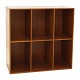 Mogens Koch, Denmark: A mahogany bookcase produced by Rud. Rasmussen, Denmark. 
H: 76,5cm. W: 76cm. D: 36cm