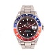 Rolex GMT II ref. 16710 Pepsi. Sold 24.10.2000. Box and papers. D: 40mm
