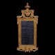 Aabenraa Antikvitetshandel präsentiert: Vergoldeter Louis XVI-Spiegel. Dänemark um 1780. Masse: 80x35cm