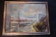 Gemälde von Dea Enna
Öl auf Leinen, neueingerahmt
Motiv: Egernsund Havn (Egernsund Hafen)
Jahr 1995
Signiert: Dea Enna