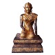 Aabenraa Antikvitetshandel präsentiert: Grosse Bronzenfigur von Mae Phosop (Mae Khwan Khao), Thailändische ...
