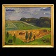 Aabenraa Antikvitetshandel präsentiert: Ebba Carstensen, 1885-1967, Öl auf Leinen. Landschaft. Signiert und ...