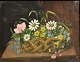 Dänischer Künstler (19. Jahrhundert): Blumen in einem ...