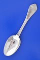 Rococo silver spoon from the 18th century Rat tail spoon