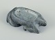 L'Art presents: 
Grønlandica, 
soapstone 
sculpture. Bowl 
shaped like a 
mythical 
creature.