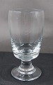 Almue clear glasses by Holmegaard, Denmark. Large 
red wine or beer glasses 14cm