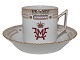 Antik K 
presents: 
Flora 
Danica
Chocolate cup 
with crowned 
monogram of 
Crown Prince 
Frederik and 
Crown ...
