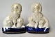 Staffordshire 
Pudelfiguren 
aus Fayence, 
ein Paar, ca. 
...