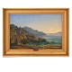 Aabenraa 
Antikvitetshandel 
präsentiert: 
Morten 
Jepsen, 
1826-1903, Öl 
auf Leinen. 
Partie von der 
Küste Amalfis, 
...