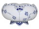 Blue Fluted Full LaceRare bowl on feet