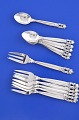 Acorn Georg Jensen silver cutlery Six cake forks and six coffee spoons