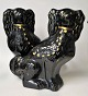 Pegasus – Kunst 
- Antik - 
Design 
präsentiert: 
Paar 
schwarz 
glasierte 
Staffordshire-
Hunde aus 
Steingut, 
England ...