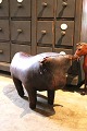 K&Co. presents: 
Original 
Dimitri Omersa 
leather 
footstool from 
the 60s in the 
shape of a 
bull...