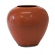 Aabenraa 
Antikvitetshandel 
presents: 
Saxbo 
stoneware vase 
redbrown glazed 
no. 16. H: 
16,5cm