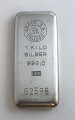 Lundin Antique 
presents: 
Argor S.A. 
Chiasso. Silver 
bar 1 kilo 
(999.0)