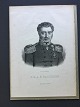Ole Buus Larsen 
præsenterer: 
Litografi 
af Em. 
Bærentzen - 
Portræt af 
Generalstabschef 
og forfatter 
Peter August 
...