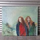 Kinnerup Antik 
& Porcelæn 
præsenterer: 
Christina 
Paulick 
Jakobsen
To kvinder
110 cm