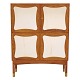 Jens Ingvard Jensen cabinet, Danish walnut. Signed circa 1948. H: 156cm. W: 
120cm. D: 42cm