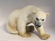 Bing & 
Gründahl. 
Porzellanfigur. 
Sitzender 
Eisbär. ...