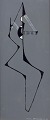 L'Art presents: 
Sigfrid 
Bhamba, listed 
Swedish artist. 

Oil on canvas.
Cubist 
composition.