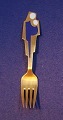 Antikkram 
presents: 
Michelsen 
Christmas fork 
1962 of Danish 
gilt sterling 
silver