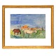 Aabenraa 
Antikvitetshandel 
präsentiert: 
Jens 
Søndergaard, 
1895-1957, 
Aquarell mit 
Motiv in Form 
von Pferden, 
...