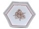 Antik K 
presents: 
Royal 
Copenhagen
Hexagonal dish 
13.2 cm. from 
before 1894
