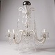 Osted Antik & 
Design 
presents: 
Prism 
chandelier - 
Five glass arms 
- Electric - 
circa 1890
Great 
condition
