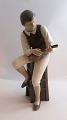 Bing & 
Gröndahl. 
Porzellanfigur. 
Mandolinenspieler.
 ...