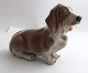 Königliches 
Kopenhagen. 
Porzellanfigur. 
Basset Hound. 
...