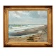 Aabenraa 
Antikvitetshandel 
præsenterer: 
Michael 
Ancher, 
1849-1927, 
Skagen, olie på 
lærred. "Udsigt 
over havet ...