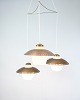 Osted Antik & 
Design 
præsenterer: 
Vintage 
Trearmet 
Loftspendel – 
Opalglas & 
Messing – Bent 
Karlby - ...