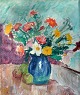 Pegasus – Kunst 
- Antik - 
Design 
präsentiert: 
Moe, 
Andreas Carl 
(1877 - 1952) 
Dänemark: Vase 
mit Blumen auf 
...